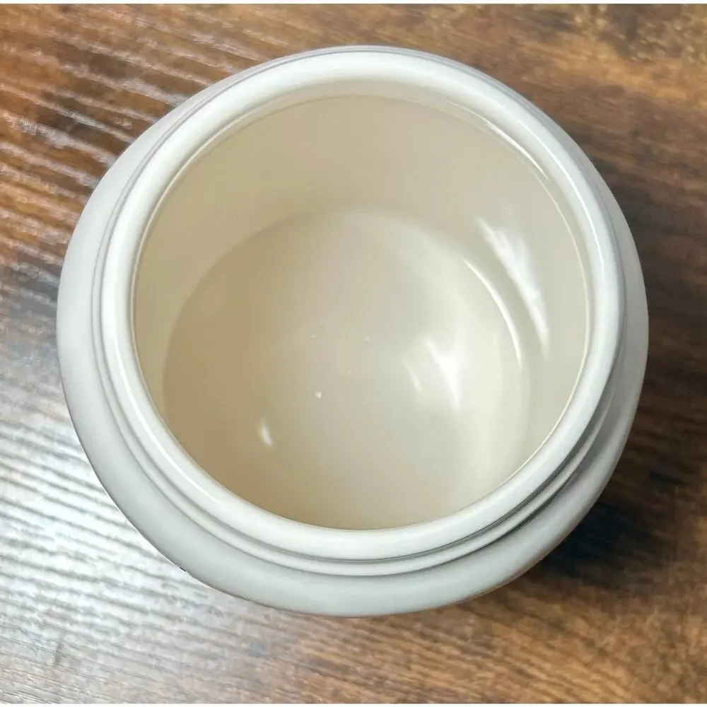 Rae Dunn by Mageneta 5” “NUTS” Ceramic Canister White- No Lid